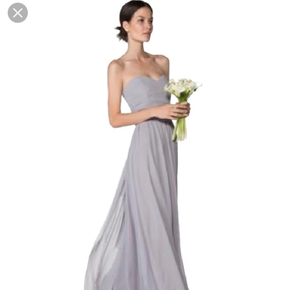 Joanna August Sammy Long Dress in Silver Bells